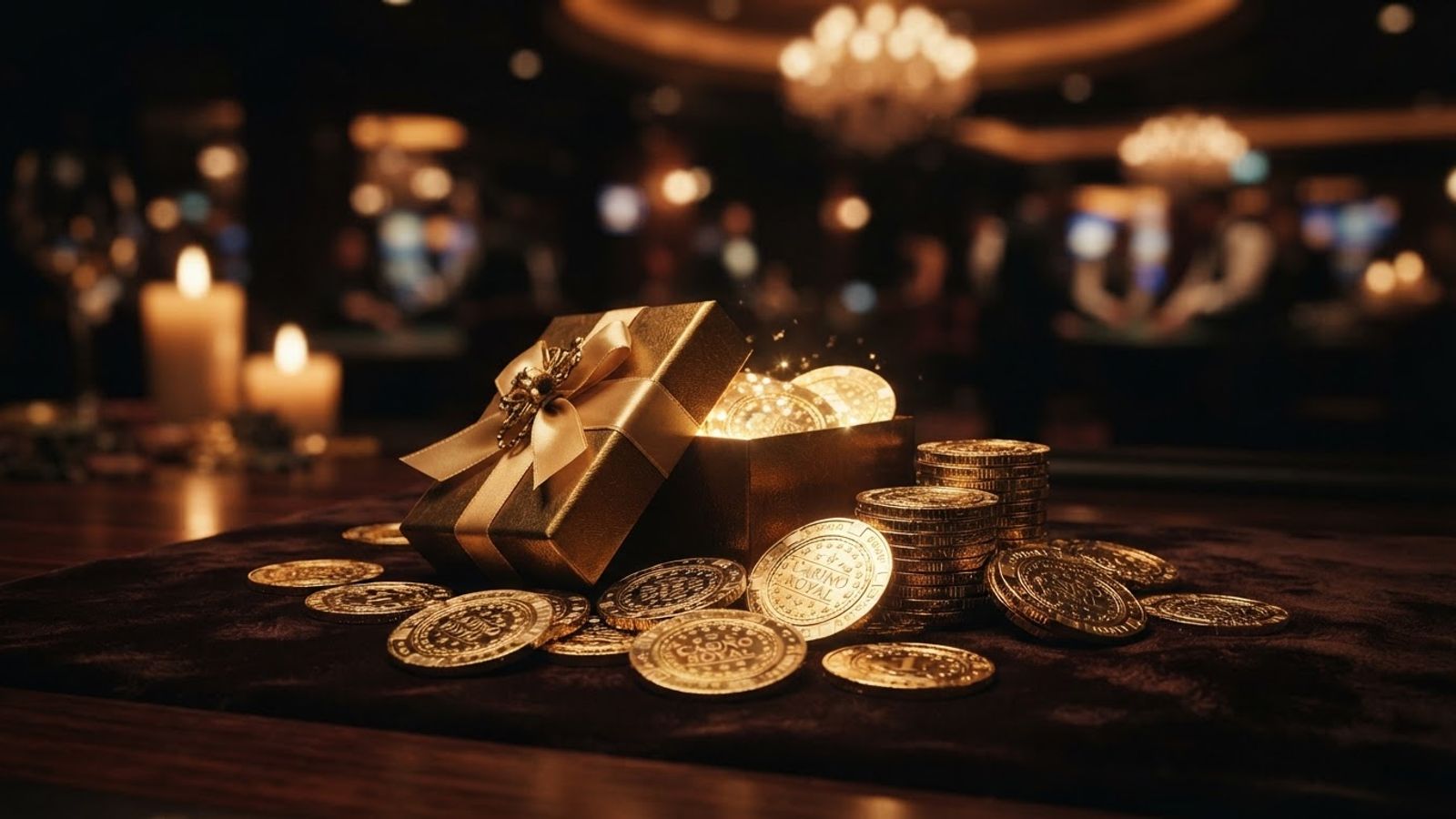 Bonus de bienvenue Betify représenté par des pièces et des cadeaux